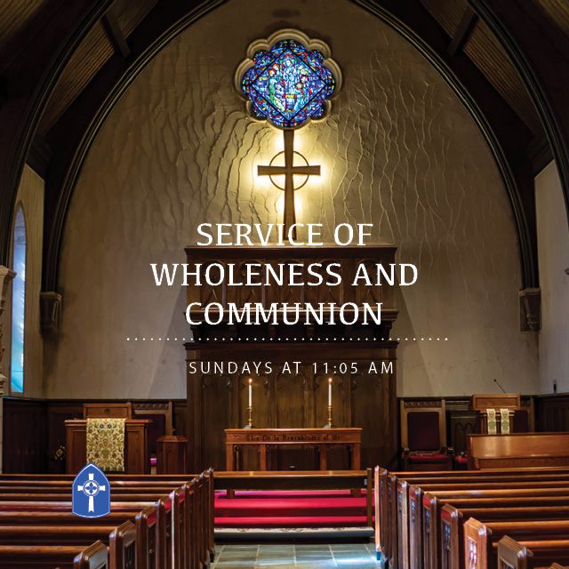 Service of Wholeness and Communion
Sunday at 11:05 AM
Milner Chapel
